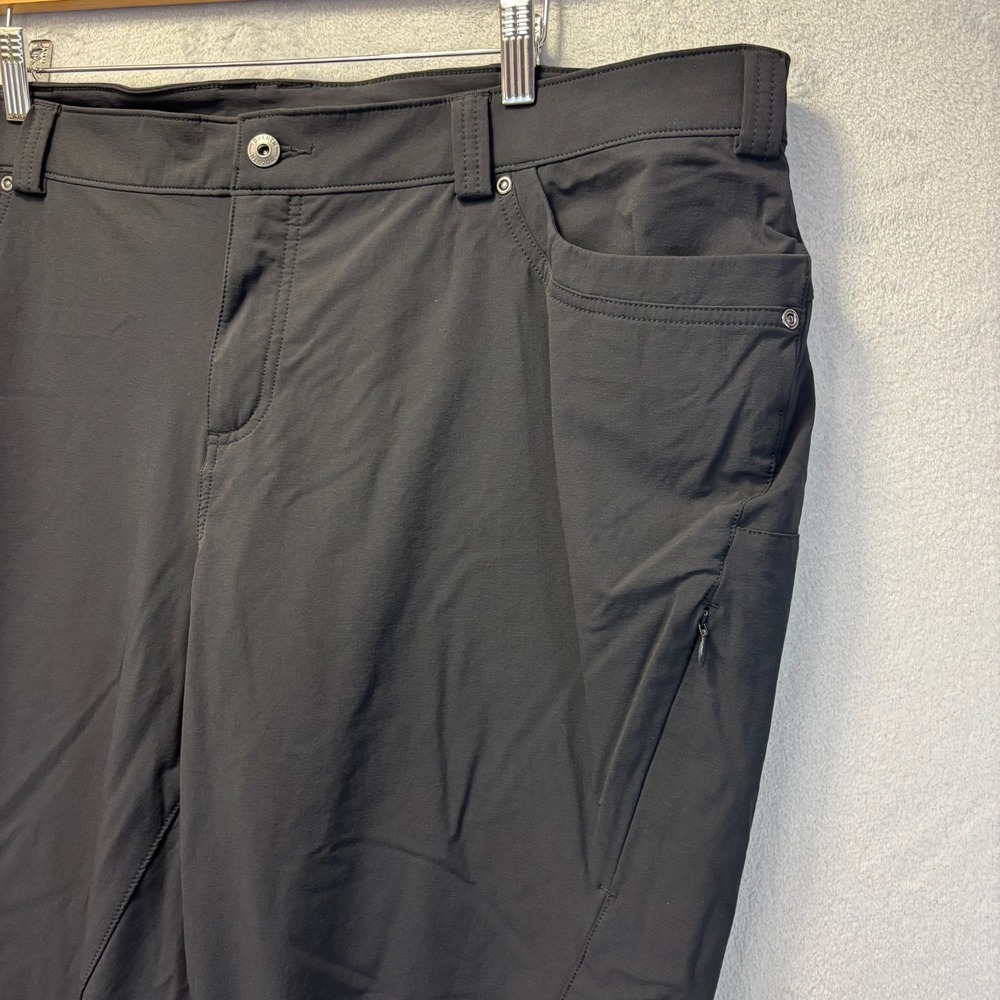 Duluth Trading Co Nylon Hiking Pants Womens 22W x31 Black Outdoor Zipper Pockets - Picture 7 of 16